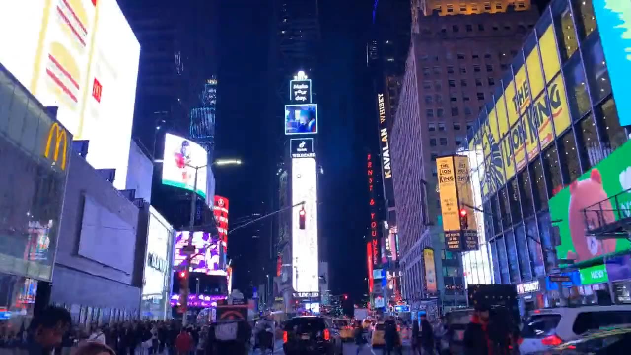 Times Square Night View