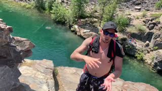 Cliff jump 45ft Gainer