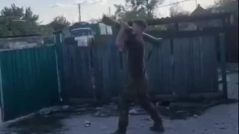 Some Ukrainian men and grenade launchers.