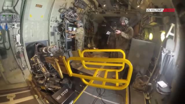 AC-130J Ghostrider Gunship in Action - Firing All Its Cannons(6)