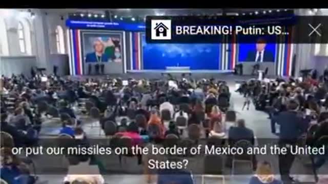 Putin makes it clear why he is acting in Ukraine