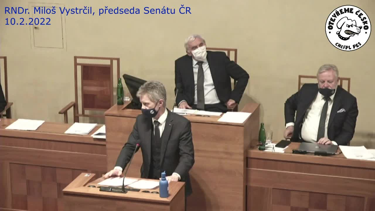 Miloš Vystrčil k novele Pandemického zákona 10.2.2022