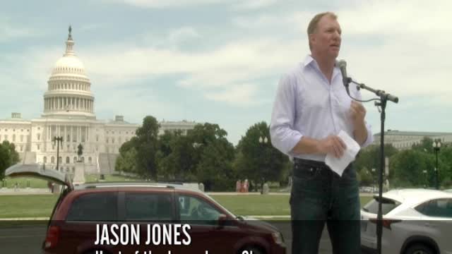 Jason Jones: "Stop the Genocide Games" rally in DC