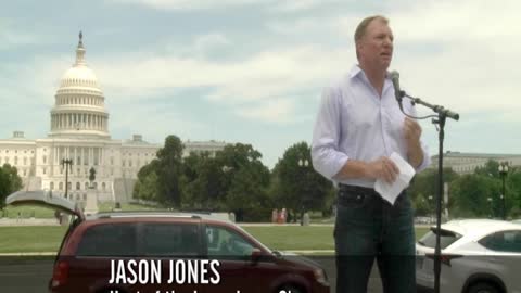 Jason Jones: "Stop the Genocide Games" rally in DC