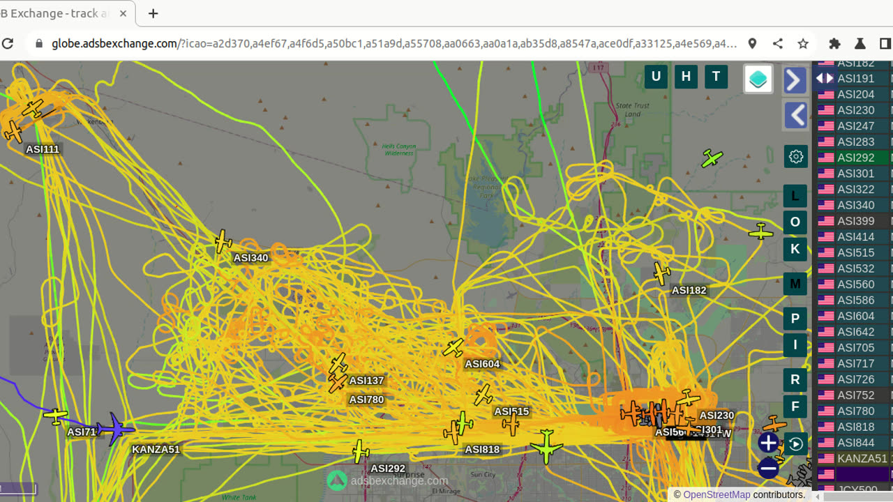 Bird Mafia Utah N921PA - Chinese Pilot over Morristown AZ - 11am Dec 28th 2023