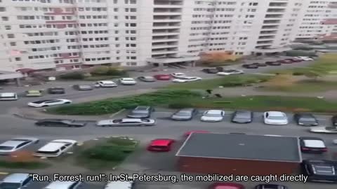 "Run, Forrest, run!": In St. Petersburg, the mobilized are caught right on the street