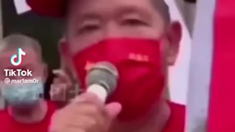 Taiwanese protest Pelosi.