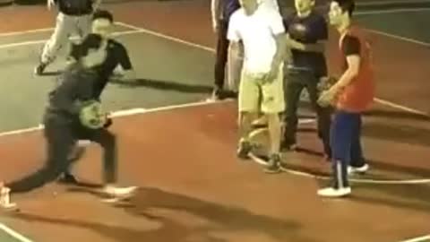 Wipe Out in China Street Basketball