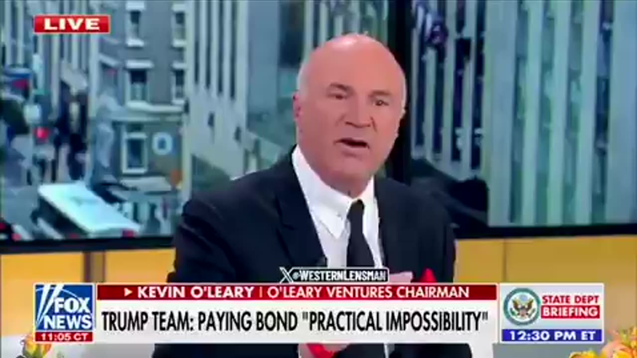 Kevin O’Leary is SPOT ON when asked about Leticia James seizing Trump’s assets.