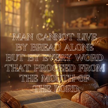 TRIVIA THURSDAY📚✨️✨️✨️📚Our Daily Bread Is The Bible. Question Is. Where Did Christ Quote This From?