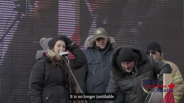 Delphine Poublan, co-founder of Police for Freedom Quebec