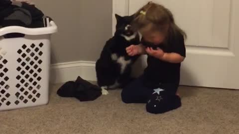 Cat Unloads Fists Of Fury On Little Girl