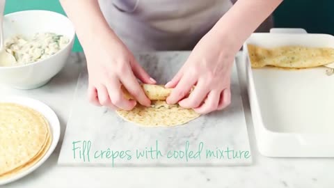 Chicken and Mushroom Crepe