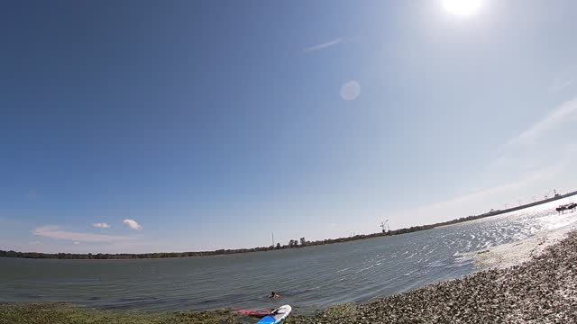 Windy September Vibe, Wind Surfing Attempt