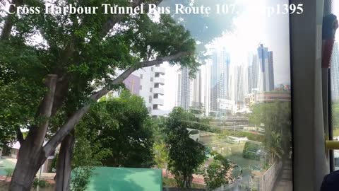 過海隧道巴士107線。九龍灣。華貴 Cross Harbour Tunnel Bus Route 107, Kowloon Bay。Wah Kwai, mhp1395, May 2021