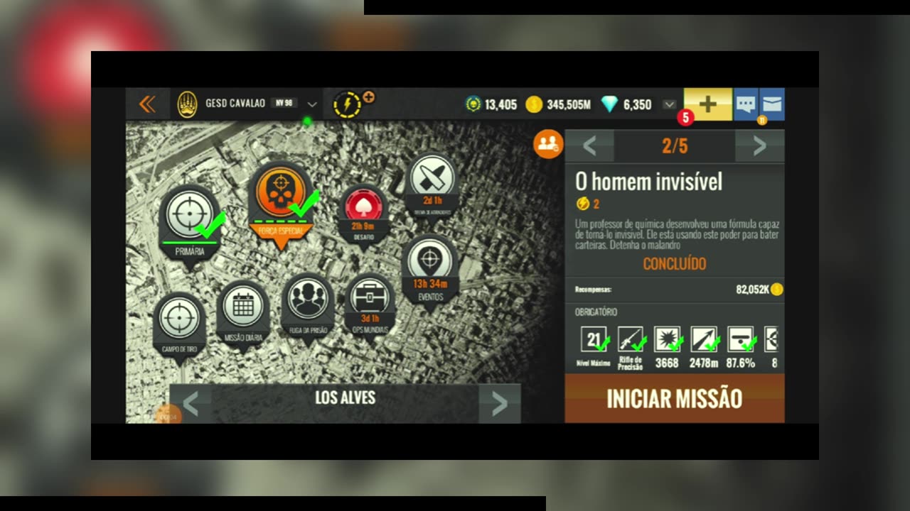 Sniper 3D Assassin - Missão 2 - O Homem invisivel - LOS ALVES - 23-12-2021