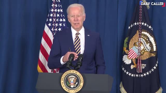 Biden Points Fingers Again - Gas & Inflation Is 'Directly Exacerbated By Putin's War In Ukraine.'