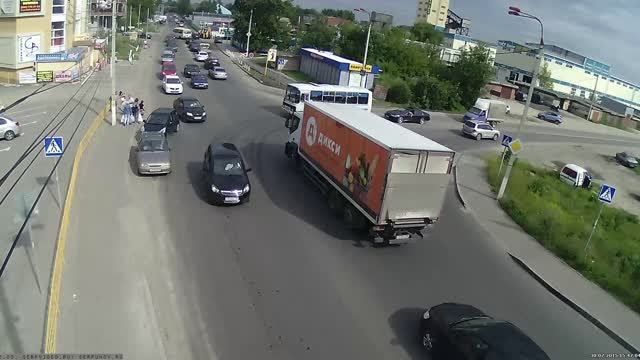 Biker Takes Himself Out