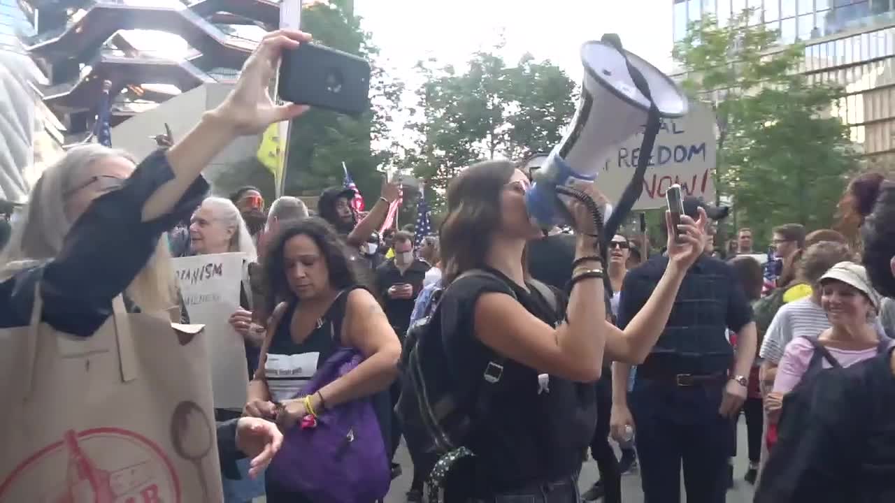 Fake News Protest outside of CNN in New York City!