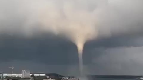 Several people have been injured after a rare tornado hits Kiel in Germany.