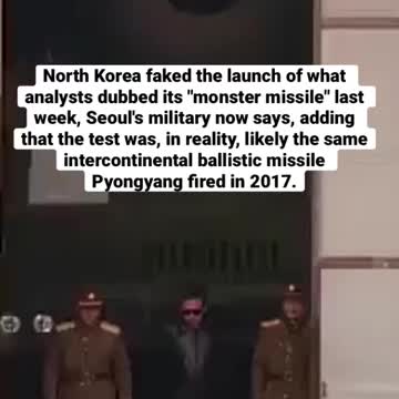 NORTH Korea FAKED a missle launched