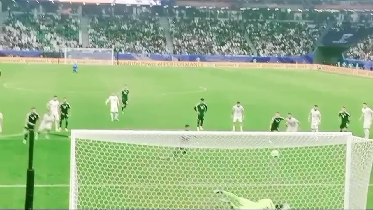 The Iran v UAE football match