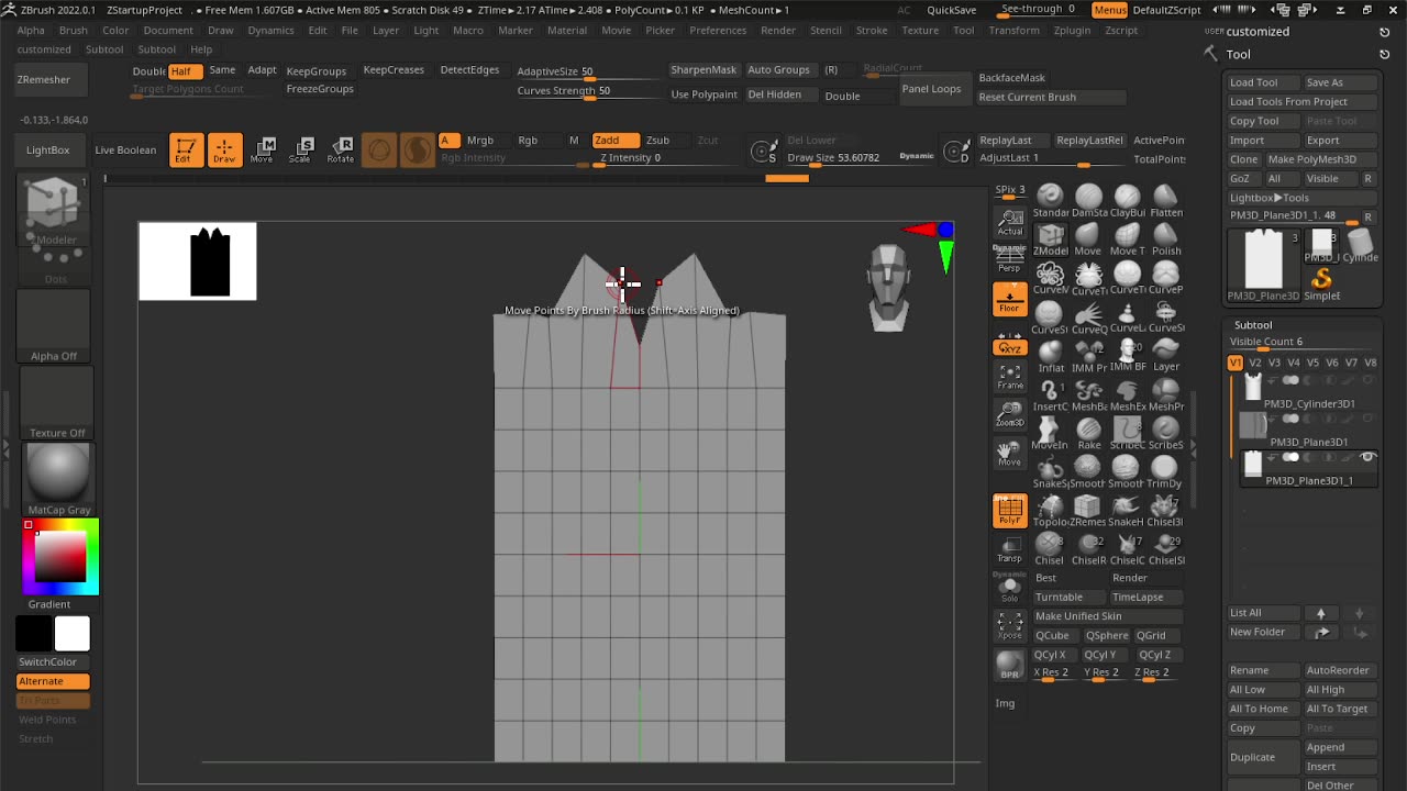 3d Modeling in Zbrush