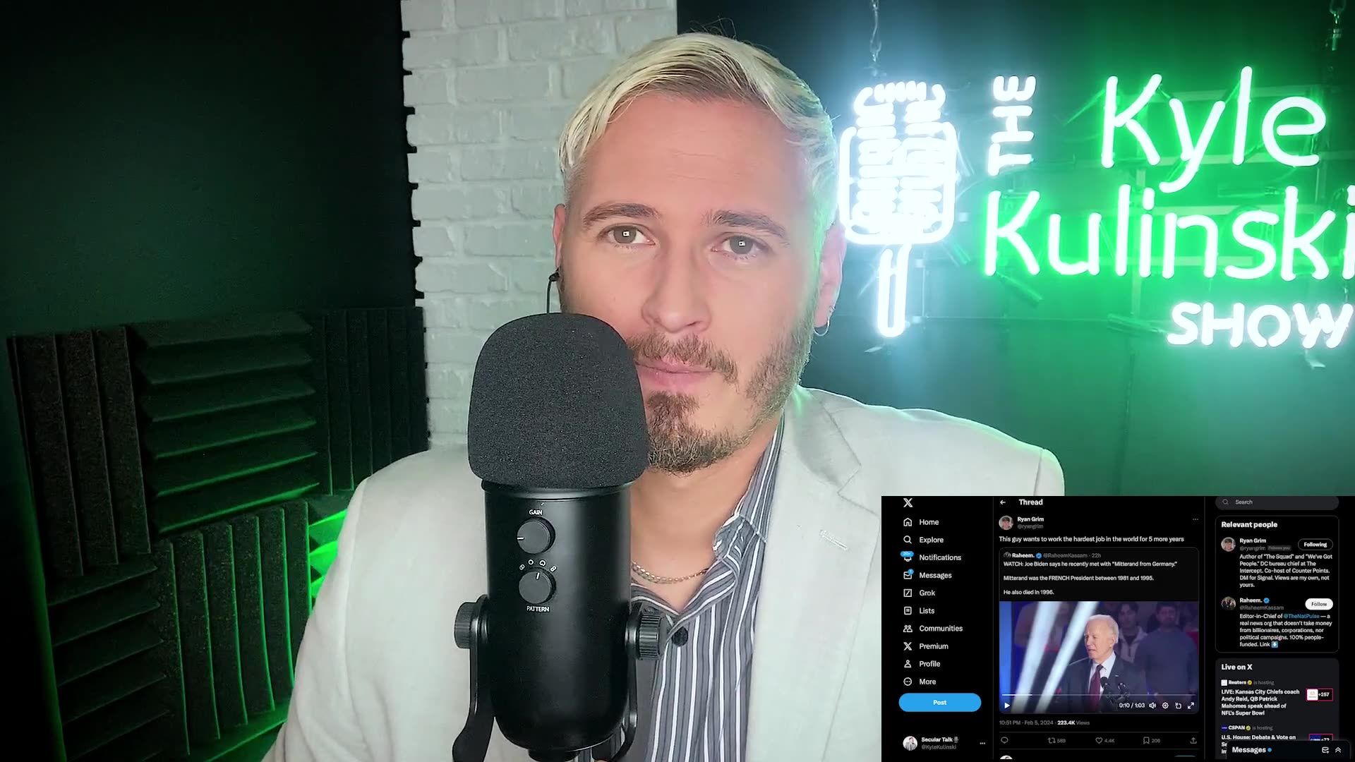 Kyle Rumble Biden's Gaffes Getting Unfathomably Bad _ The Kyle Kulinski Show