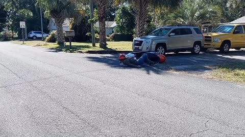 Raven Wrecks Her New Scooter