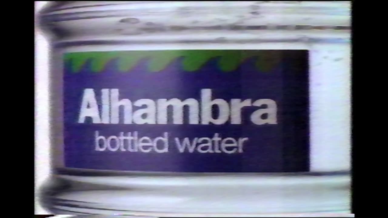 Alhambra Bottled Water Commercial (1987)