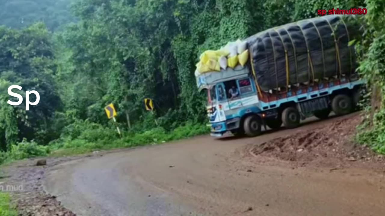 Very difficult road on Hill