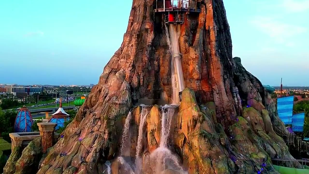 Volcano Bay is a tropical water park at the Universal Orlando Resort in Orlando Florida