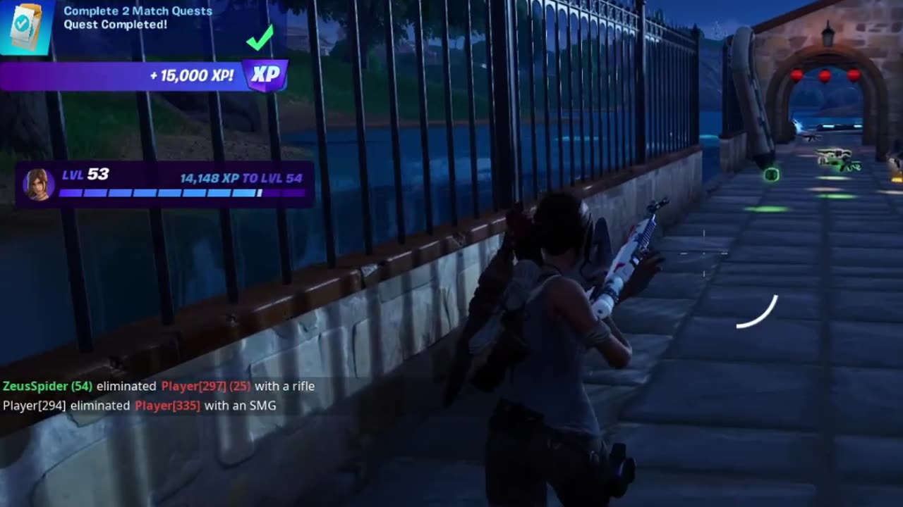 Fortnite C5S1 Daily Q Eliminate an enemy player with a Nemesis AR