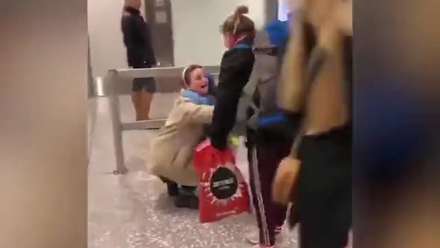 A British woman had decided to let a refugee family live Ukrainian mother and her son.