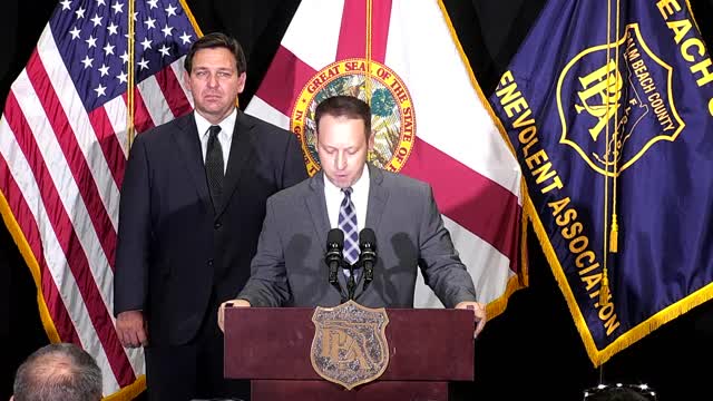 Governor DeSantis Speaks in West Palm Beach