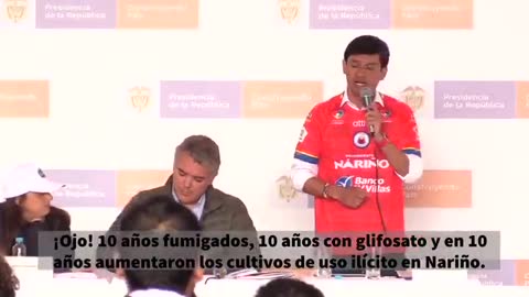 Así reclamó el gobernador de Nariño al presidente Duque por uso de glifosato