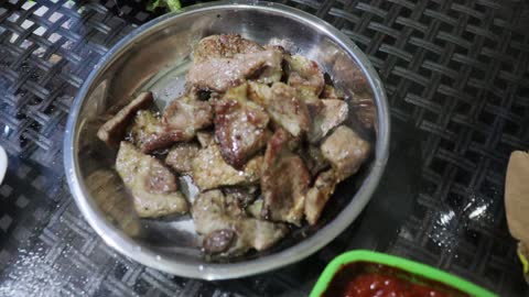 Korean Barbecue Camping Site Food