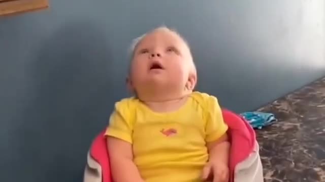 A baby funny video 😂wait for end
