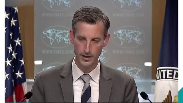 State Department spokesman Ned Price comments on condemning Israel