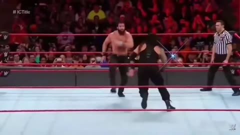 Roman Reigns spear compilation.