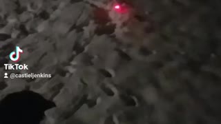 Chasing dots in the snow