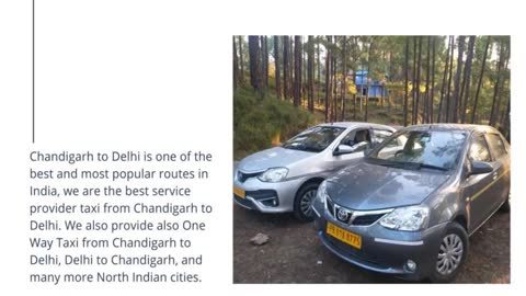 One Way Taxi From Chandigarh To Delhi Delhi To Chandigarh