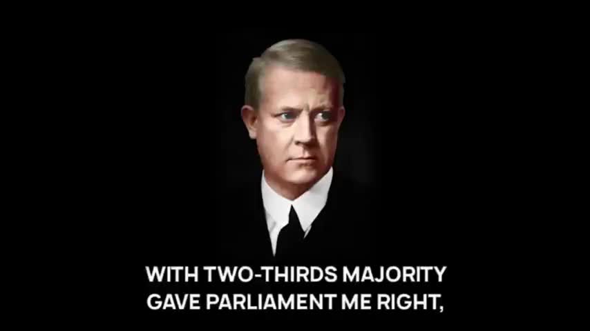 Vidkun Quisling — On the Death of Adolf Hitler (5 May 1945)