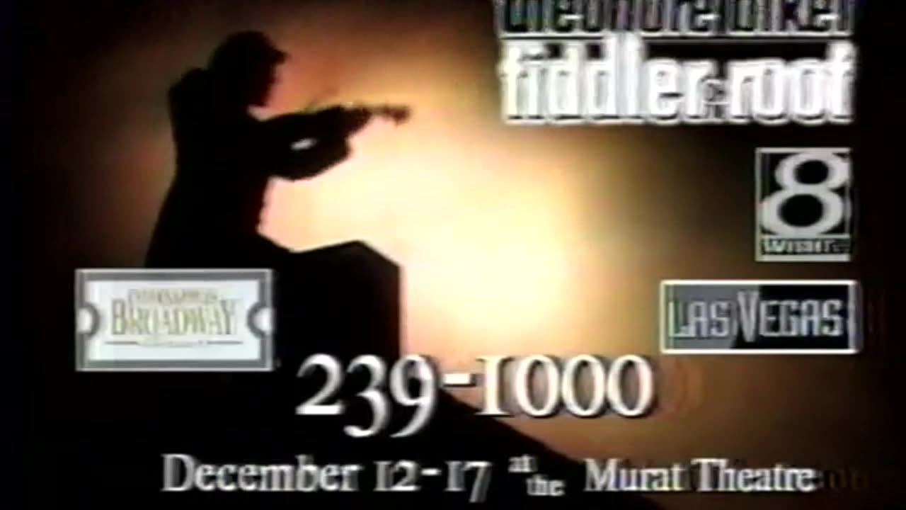 November 24, 2000 - 'Fiddler on the Roof' Coming to Indy's Murat Theatre