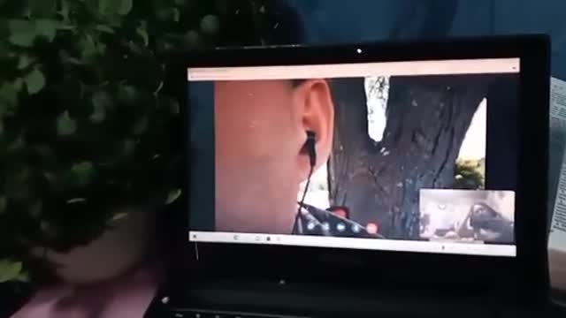 Wife video chatting with me 🙂