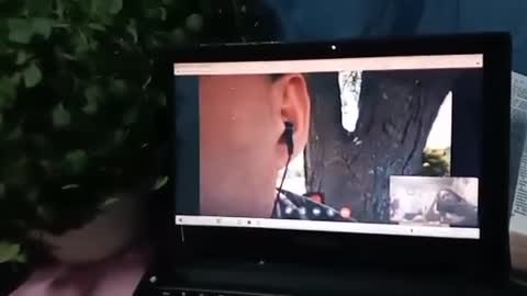 Wife video chatting with me 🙂