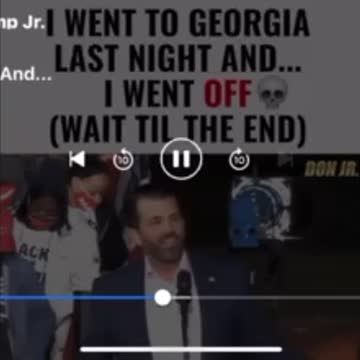 Don Jr goes off!!! People get in more trouble for opening business them burning one down