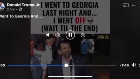 Don Jr goes off!!! People get in more trouble for opening business them burning one down