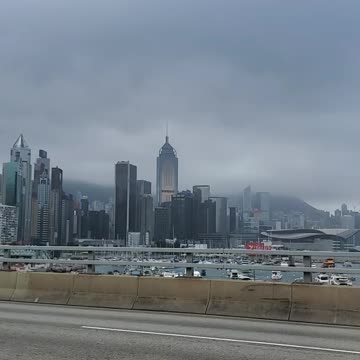 Beautiful ride on Hongkong Island