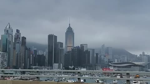 Beautiful ride on Hongkong Island